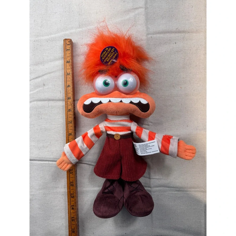 Inside Out 2 Anger Plush‎ Toy Disney Pixar 